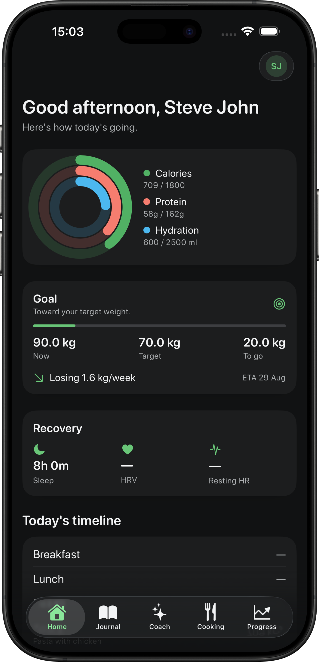 Eat smarter.<br><span class="grad">Feel stronger.</span>